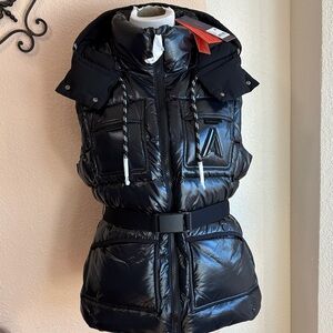 Alpenhaus VERCORS LIGHTWEIGHT UTILITY VEST Puffer Vest with Belt Sz L